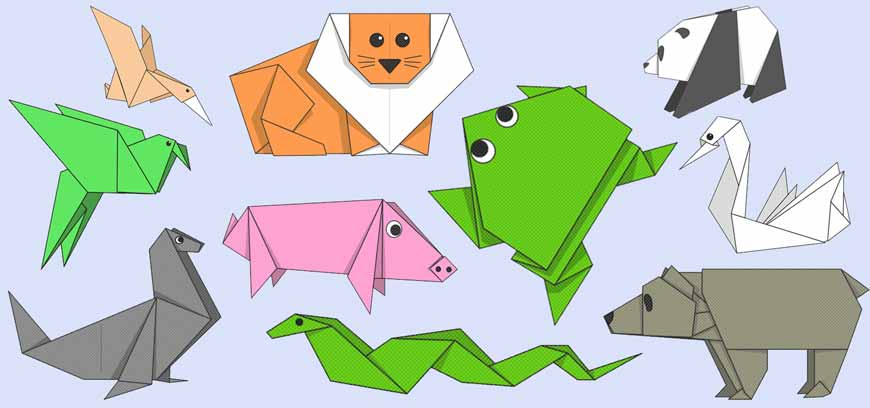 Схемы простых и красивых оригами (30 картинок)